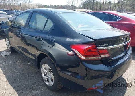 2013 Honda Civic Lx z USA, uszkodzony, nr VIN 2HGFB2F57DH517513